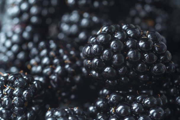 Mulberry. Focus selected. Macro. - Photo, image