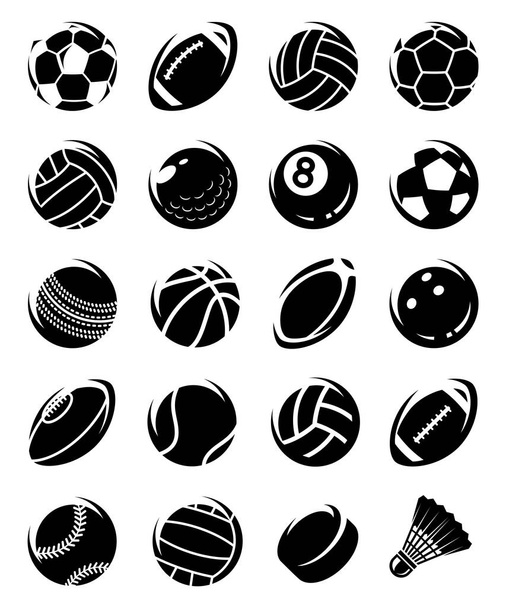 Sportovní sada míčků. Vektor - Vektor, obrázek