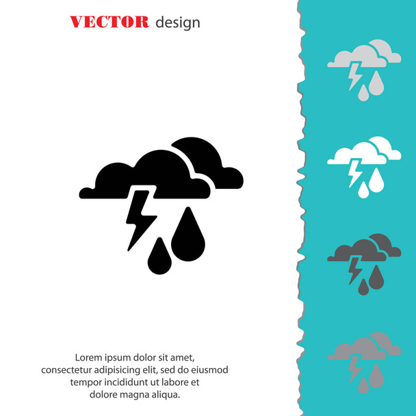Wetterleitungs-Symbol - Vektor, Bild
