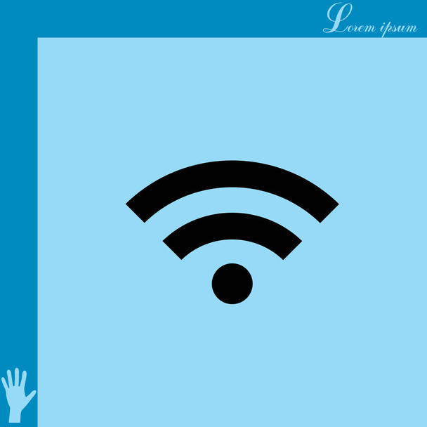 Γραμμή εικονίδιο Wi-Fi - Διάνυσμα, εικόνα