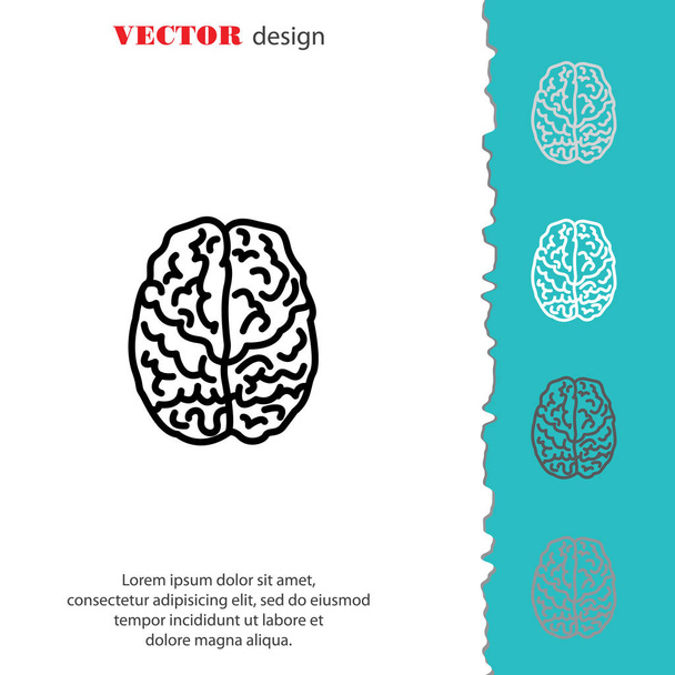 людський мозок значок
 - Вектор, зображення