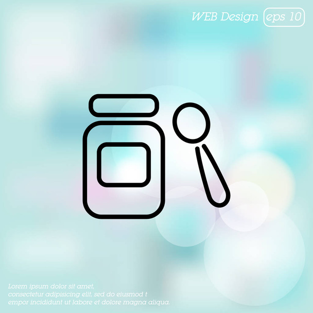 icône de ligne Web
 - Vecteur, image