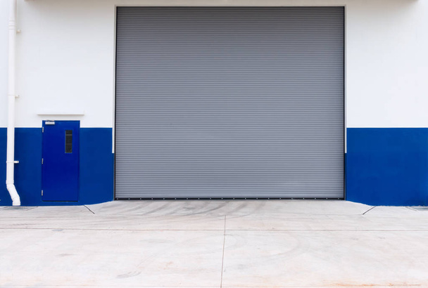Automatic roller shutter door of storage warehouse - Photo, Image