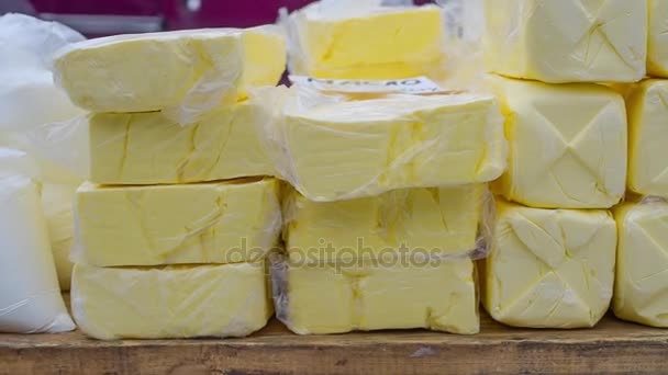 Butter auf dem Markt - Filmmaterial, Video
