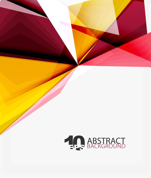 3d triangle polygonal abstract vector - Vector, Image