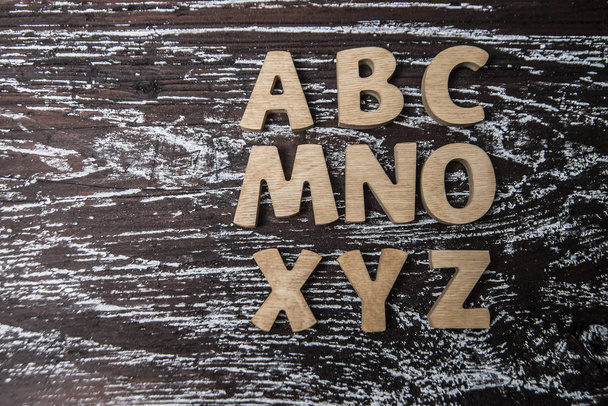  composition of wooden letters - Photo, Image