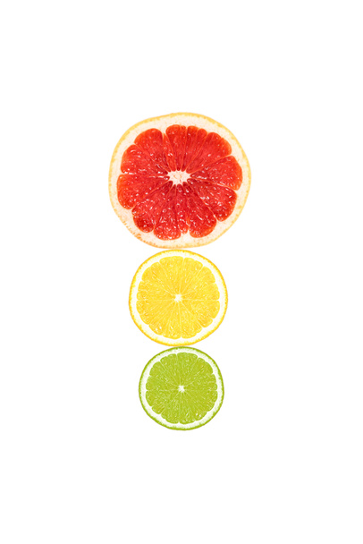 fresh slices of citrus fruits - Fotografie, Obrázek