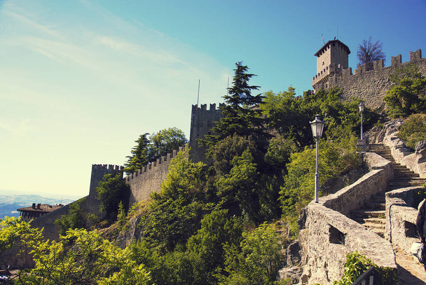 Rocca della Guaita, castillo en la República de San Marino, Italia - Foto, Imagen