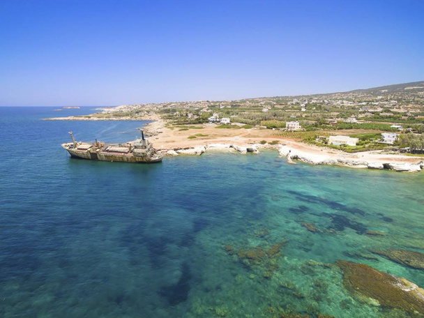 Ztroskotání Edro Iii, Pegeia, Paphos - Fotografie, Obrázek