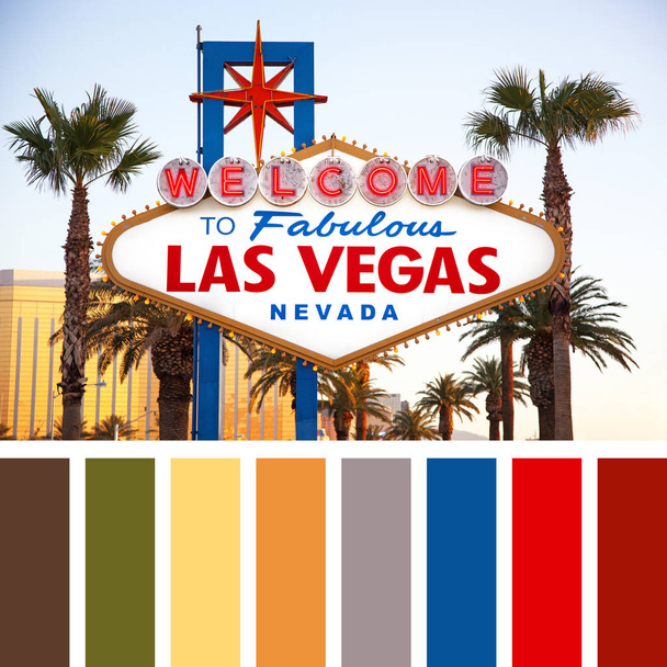Benvenuti a Las Vegas tavolozza
 - Foto, immagini