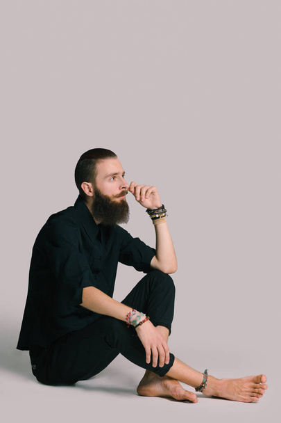Hipster style barbu homme
 - Photo, image