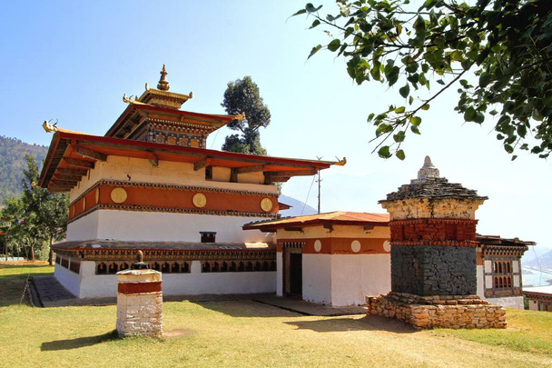 Chimi Lakhang veya Lhakhang, melodi Tapınağı, Budist manastırda Pu - Fotoğraf, Görsel