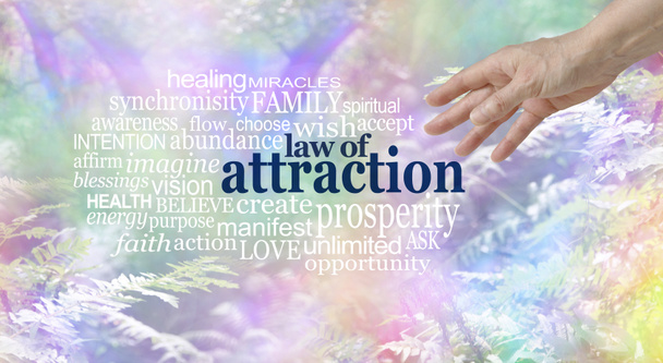 Make use of the Law of Attraction Word Cloud  - Valokuva, kuva