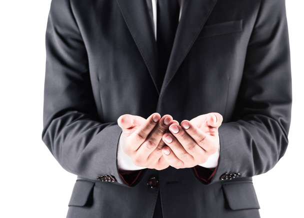 businessman with open hands    - Photo, image