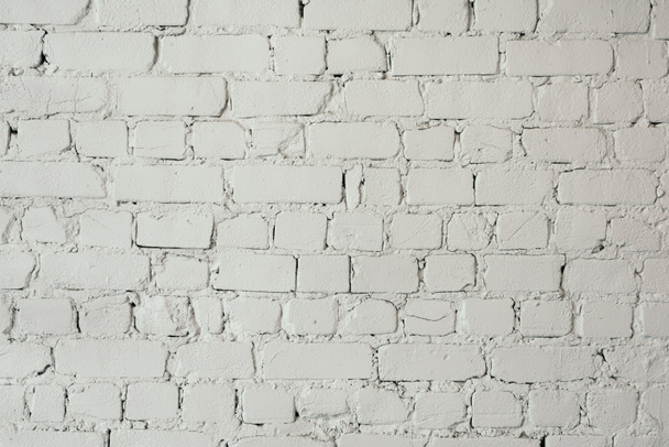 Fondo de pared de ladrillo blanco - Foto, Imagen