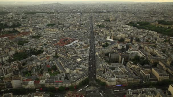 Vista do horizonte de Paris - Filmagem, Vídeo
