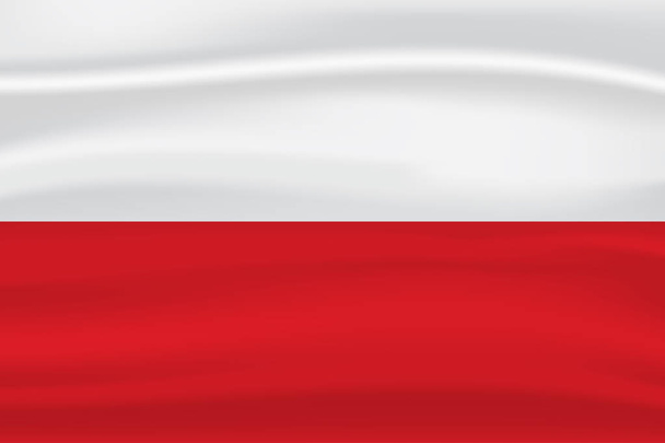 national flag of Poland  - Vektor, Bild