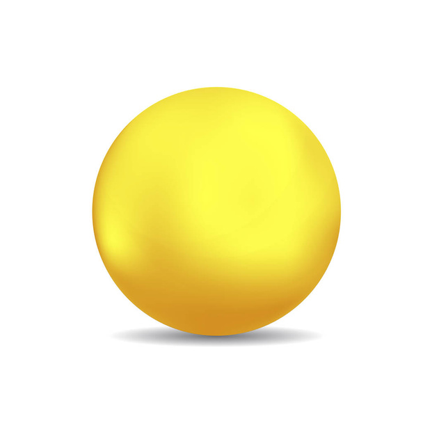  golden sphere icon - Vecteur, image