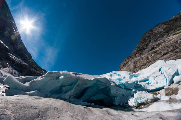 Nigardsbreen - Jostedalsbreen glacier in Norway - Zdjęcie, obraz