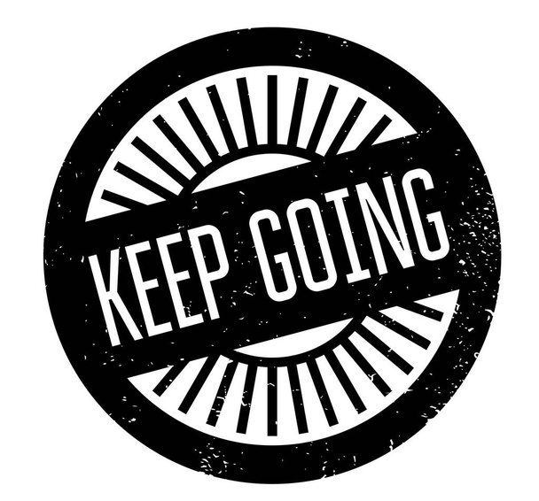 Keep Going rubber stamp - Vecteur, image