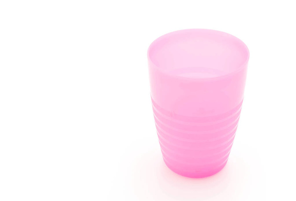 pink plastic glass - Valokuva, kuva