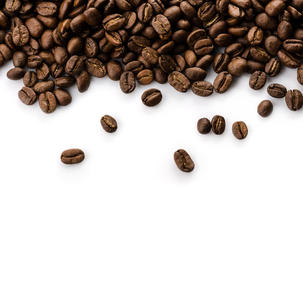 Kaffeebohne auf weißem Hintergrund - Foto, Bild