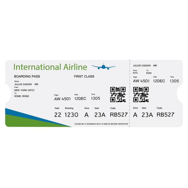 boarding pass ticket - Foto, afbeelding