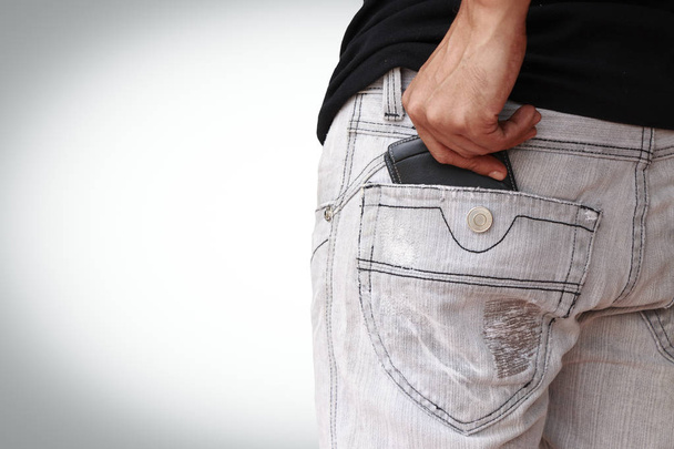 Billetera en jeans
 - Foto, imagen