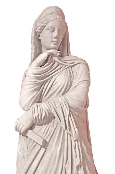 ancient bust, scupture - Φωτογραφία, εικόνα