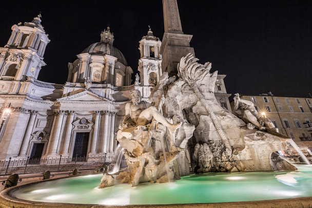 Fontana dei Quattro Fiumi - Photo, Image
