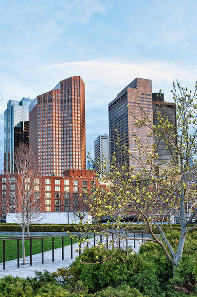 Фінансового району на північний кінець парку Бостон Америка - Фото, зображення