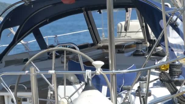  Inside a Modern Sailboat - Footage, Video