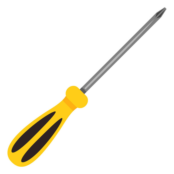 icono de herramienta de destornillador - Vector, imagen