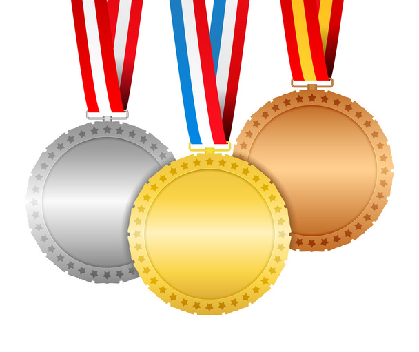 Medailles - Vector, afbeelding