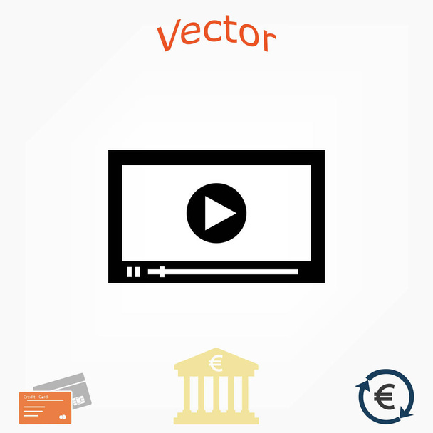 icône vidéo vecteur
 - Vecteur, image