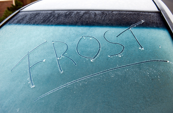 Frost on screen - Photo, Image