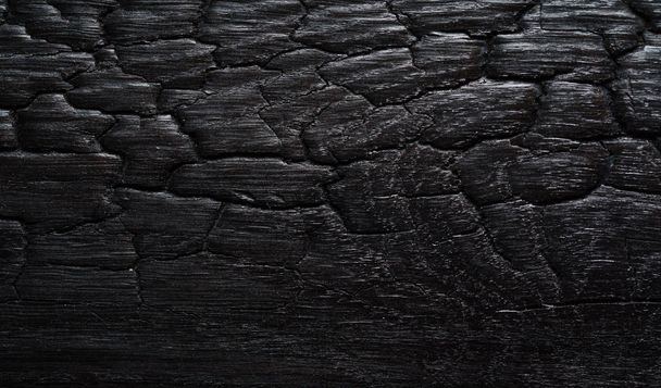 burnt wooden coal texture  - Φωτογραφία, εικόνα