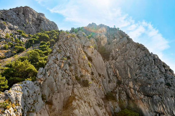 Gorge with Cliffs in Omis Croatia - Фото, зображення