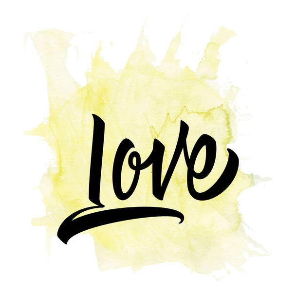 L'amour. Calligraphie Illustration de lettres
. - Vecteur, image