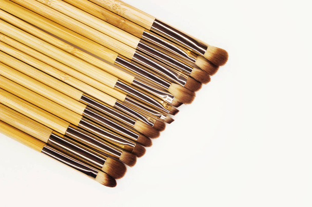 Pinsel für Make-up Bambus - Foto, Bild