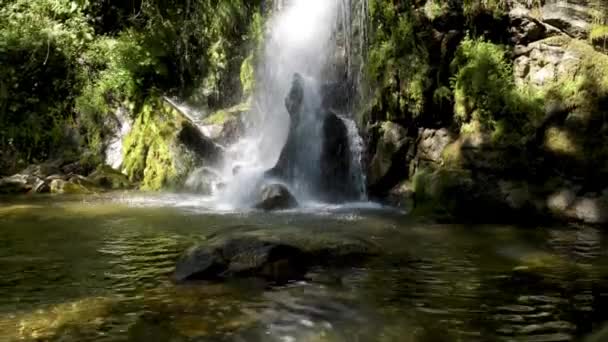 Красивий водоспад у Cabreia Португалії - Кадри, відео