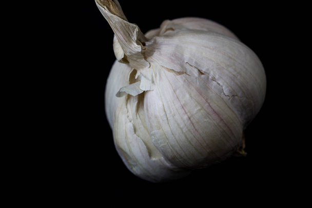 Close white garlic - Fotoğraf, Görsel