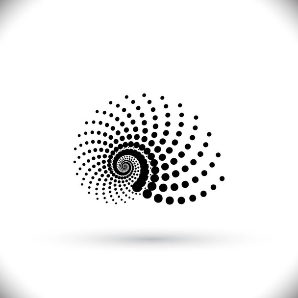 Espiral ou redemoinho abstrato
 - Vetor, Imagem