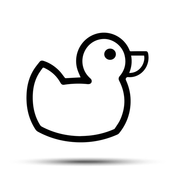 schwarzer Tweet Vogel Vektor logo eps.twitter icon button.flat social media twiter sign - Vektor, Bild