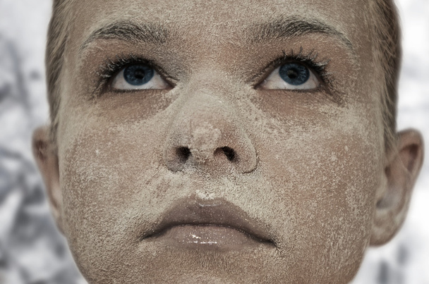 Kasvot nuori nainen lumi meikki
 - Valokuva, kuva
