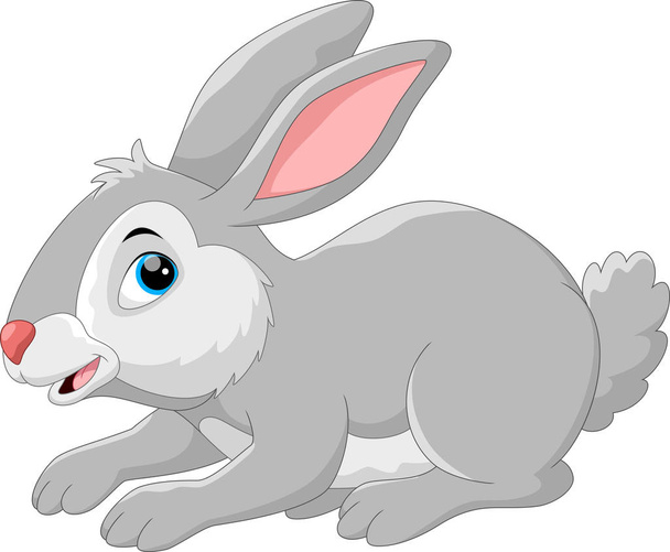Sevimli tavşan çizgi filmi  - Vektör, Görsel