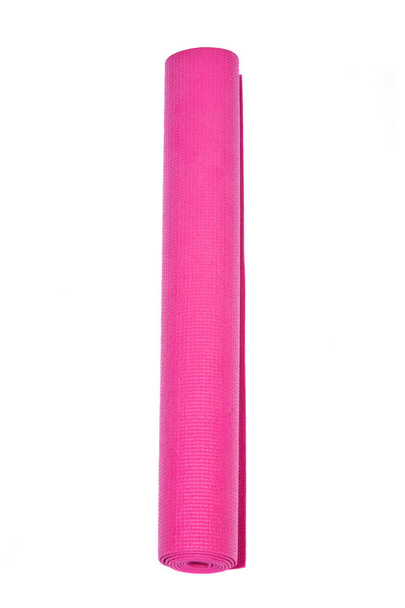 Stuoia rosa di yoga e pilates della schiuma
 - Foto, immagini