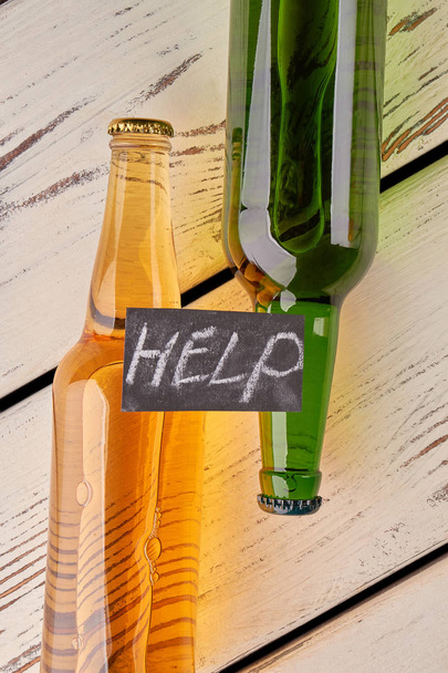 Help to defeat the alcoholism. - Photo, Image