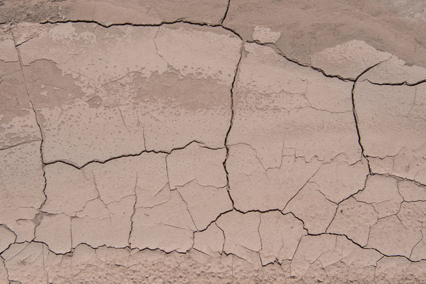 Sporcizia nel deserto Wash Texture di cracking - Foto, immagini