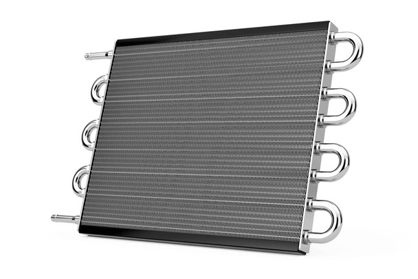 Calentador de radiador de panal de coche. Renderizado 3d
 - Foto, Imagen